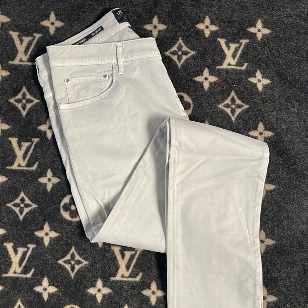 EIC Jacob Cohen cotton pant in greyish-beige